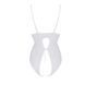 Боді з ажурним декором та відкритим кроком Ursula Body white L/XL &mdash; Passion, Білий