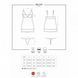 Боді 853-CHE-3 chemise thong red L / XL