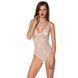 Боді з ажурним декором та відкритим кроком Ursula Body white L/XL &mdash; Passion, Білий