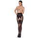 Колготки с открытым доступом, ажурные трусики и подвязки TIOPEN 013 black 3/4 (20/40 den) &mdash; Passion, Черный