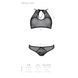 Комплект: бра, трусики з ажурним декором та відкритим кроком Ursula Set black S/M &mdash; Passion, Черный