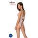 Боді з ажурним декором та відкритим кроком Ursula Body white L/XL &mdash; Passion, Білий
