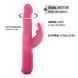 Вибратор-кролик Dorcel Baby Rabbit Magenta 2.0 с жемчужным массажем и вращающейся головкой.