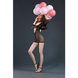 Мінісукня Moonlight Model 07 Black, глибоке декольте, відкрита спинка