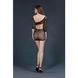 Мінісукня Moonlight Model 07 Black, глибоке декольте, відкрита спинка
