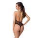 Боди монокини с глубоким декольте OTAVIA BODY black S/M - Passion, Черный