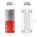 Мастурбатор Tenga US Double Hole Cup (двухсторонний большой) с двумя независимыми каналами, Белый