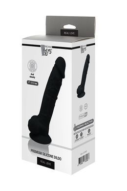 Фалоімітатор термоактивний REAL LOVE 7, Black