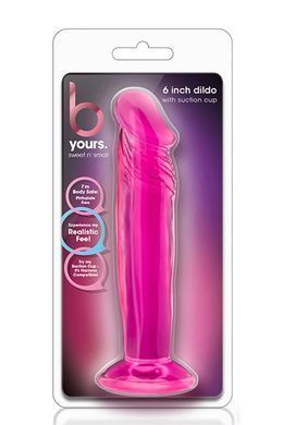 Анальная пробка в виде члена B YOURS SWEET N SMALL 6INCH DILDO PINK