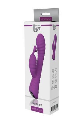 Подвійний вібратор Dream Toys VIBES OF LOVE HONEY BEE PURPLE