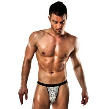 Чоловічі стрінги з леопардовим принтом Passion 013 THONG L/XL, Леопардовый