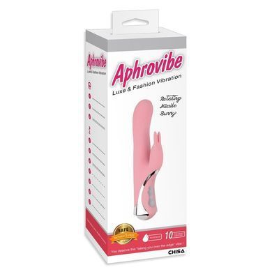 Вибратор кролик Rabbit-вибратор Chisa Aphrovibe Rotating Missile Bunny, розовый