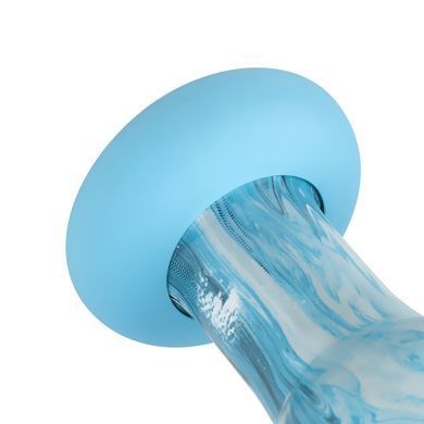 Стеклянная анальная пробка Gildo Ocean Curl, макс. диаметр 4 см