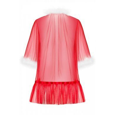 Пеньюар Новорічний Obsessive Santasia Peignoir S / M / L Red
