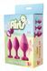 Набор анальных пробок Dream Toys FLIRTS PINK