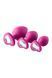 Набор анальных пробок Dream Toys FLIRTS PINK