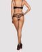 Комплект еротичний під шкіру Obsessive Electricia Set Black L / XL