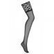 Чулки&nbsp;Obsessive&nbsp;Letica&nbsp;stockings&nbsp;black&nbsp;S/M