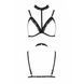 Бюстгальтер-стрепы с чокером Shelly Bra black XXL/XXXL &mdash; Passion Exclusive