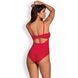 Боди Obsessive Jolierose teddy red L/XL