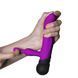 Вібратор з обертанням стовбура Adrien Lastic Mini Bonnie з петелькою для пальчика, Фиолетовый