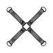 Хрестовина Bedroom Fantasies Hogtie 4 - Way Restraint Cross - Black