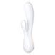 Смарт вибратор-кролик Satisfyer Mono Flex White, 2 мотора, управление через интернет