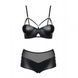 Комплект Obsessive Leatheria 2-pcs set black L / XL