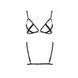 Открытый бюстгальтер-стрепы NICKY BRA black L/XL - Passion Exclusive