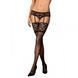 Чулки&nbsp;Obsessive&nbsp;Letica&nbsp;stockings&nbsp;black&nbsp;S/M