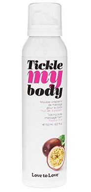 Массажная пена Love To Love TICKLE MY BODY Passion Fruit (150 мл) увлажняющая