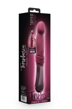ВибраторTEMPTASIA TRIXIE THRUSTING DILDO WINE
