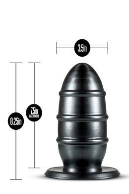 Велика анальна пробка JET FUC PLUG BLACK