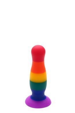 Радужная анальная пробка COLOURFUL LOVE PLUG
