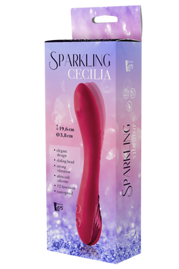 Вибратор с движущимся шариком Dream Toys SPARKLING SLIDING CECILIA