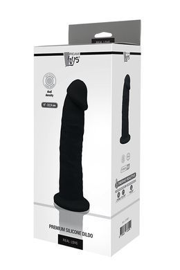 Фалоімітатор термоактивний REAL LOVE 9, Black