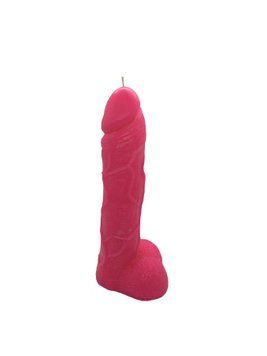Свічка у вигляді члена Чистий Кайф Pink size L, для збуджувальної атмосфери, Рожевий