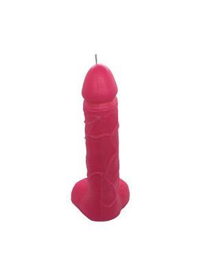 Свічка у вигляді члена Чистий Кайф Pink size L, для збуджувальної атмосфери, Рожевий