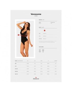 Боді Obsessive Vanessme body S/M