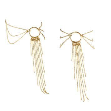 Браслеты для ног Bijoux Indiscrets Magnifique Feet Chain &mdash; Gold, Золотистый