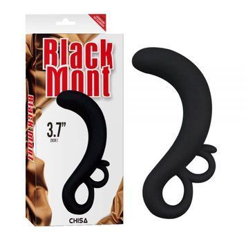 Масажер універсальний Chisa Black Mont для простати та точки G, чорний