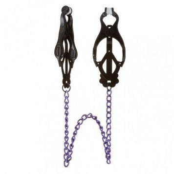Зажимы на соски Nipple play Long Chain, Black