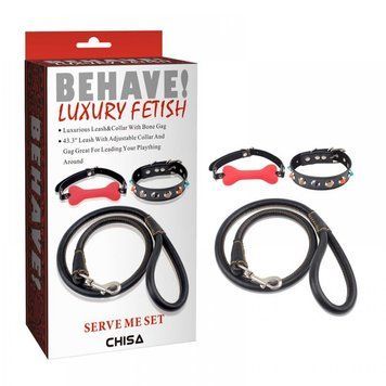Набір БДСМ з 3-х предметів Chisa BEHAVE LUXURY FETISH