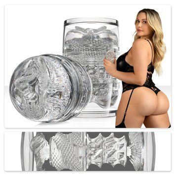 Мастурбатор Fleshlight Quickshot Mia Malkova, со слепком попки и вагины, компактный, для пар и мин