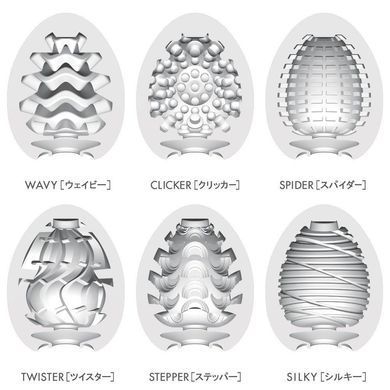 Набор Tenga Egg Variety Pack (6 яиц), Белый