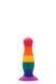 Радужная анальная пробка COLOURFUL LOVE PLUG