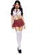 Leg Avenue Miss Prep School XS Red