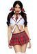 Leg Avenue Miss Prep School XS Red