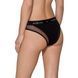 Трусики з прозорою вставкою Passion PS002 PANTIES black, size M