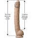 Фаллоимитатор Doc Johnson Dick Rambone Cock White (в ПЭ пакете!), диаметр 6см, длина 42см, ПВХ
